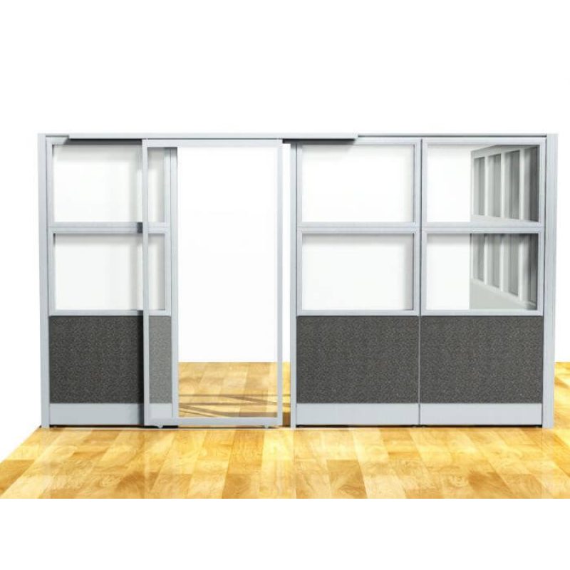 Additional Render of the Glass Office Partitions | Sapphire Wall System | 12'x12'x84"H