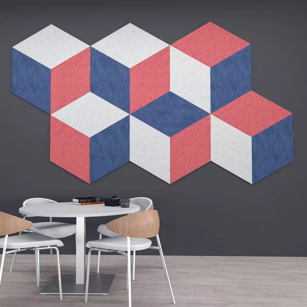Picture of eSCAPE Cube Design Wall Mounted Acoustic Panels