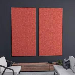 Set of 2 Wall Mounted Acoustic Panels 47"W x 94"H