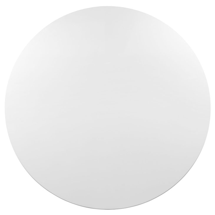 Lippa 60" Round Wood Top Dining Table in White SKUTCHI Designs Inc.