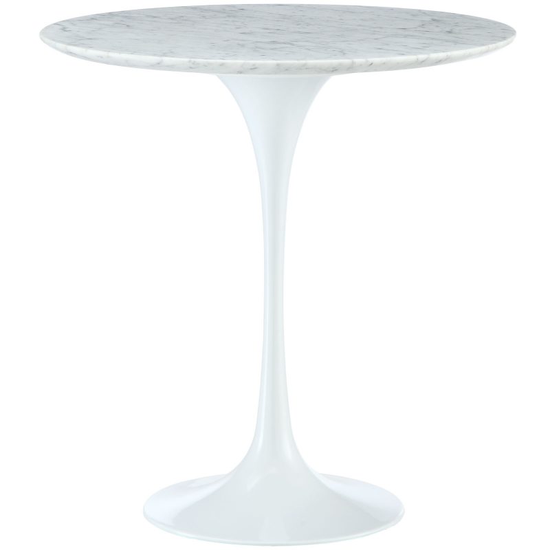 Lippa 20" Artificial Marble Side Table