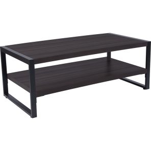 Thompson Collection Charcoal Wood Grain Finish Coffee Table