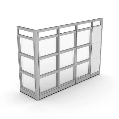 Render of Glass Partition Walls