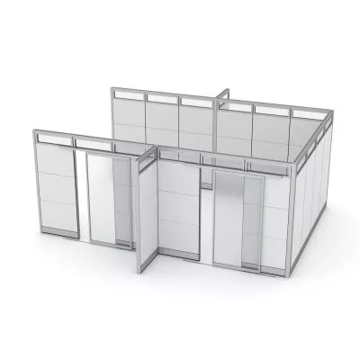 Render of Demountable Partitions