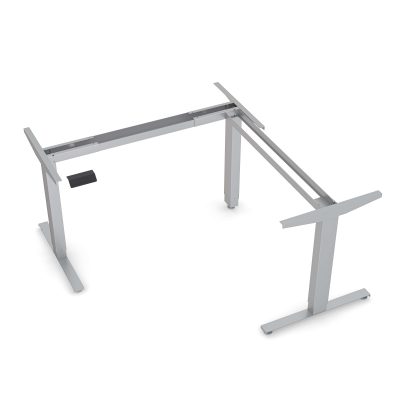 Render of Quantum Series L-Shaped Electric Sit-Stand Base