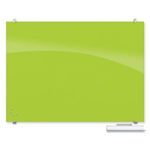 Visionary Hierarchy Magnetic Glass Boards in green
