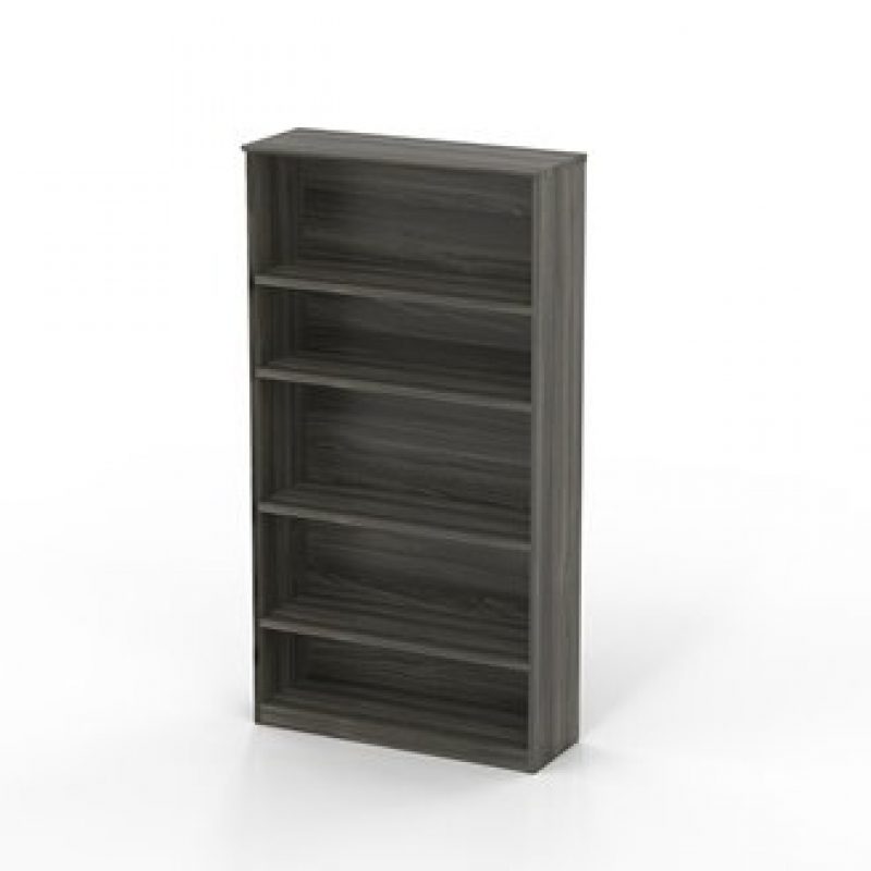 Medina 5 Shelf Open Bookcase 2 Laminates Available SKUTCHI Designs Inc.