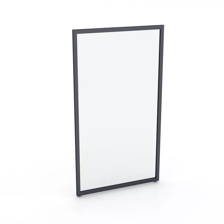 Charcoal 65 Inch Sliding Cubicle Door