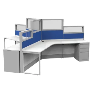 120 Degree Customer Service Cubicles Sapphire Cubicle System