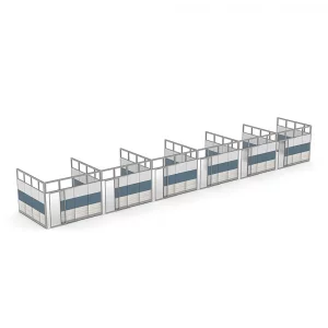 Render of 6-Person Office Cubicle Pack