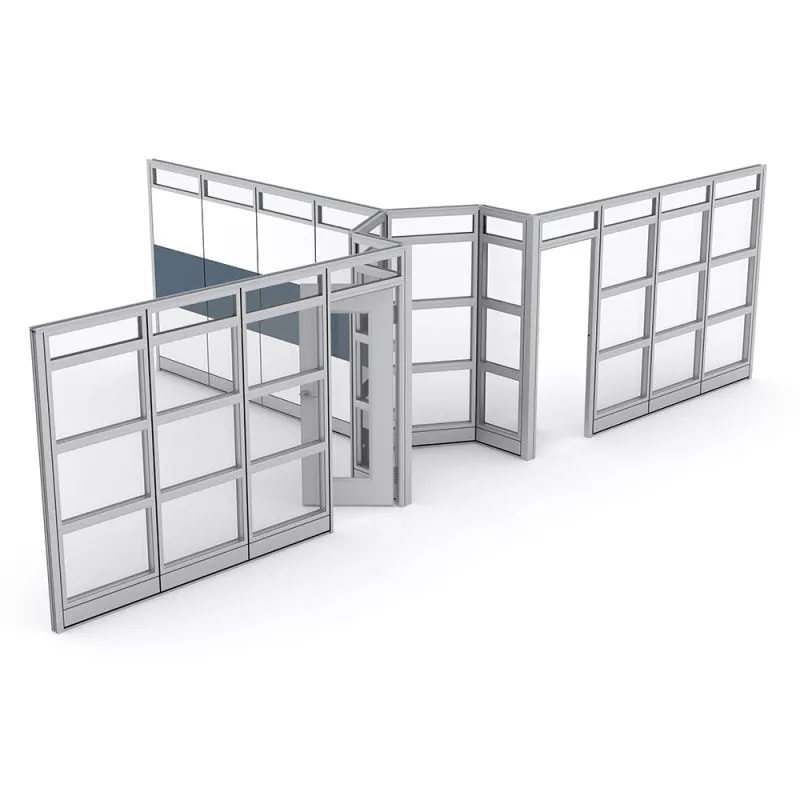 Dual Collaboration Room Partition Sapphire Wall System