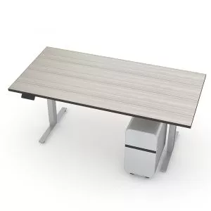 Render of Quantum Series Rectangle Electric Sit-Stand Desk
