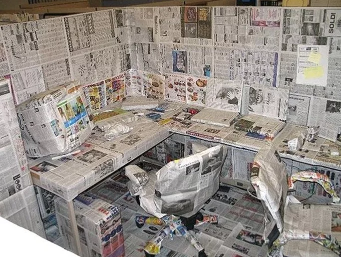 Skutchi Designs | Blog| 20 of The Best Office Cubicle Pranks | Extra! Extra! Read All About It!