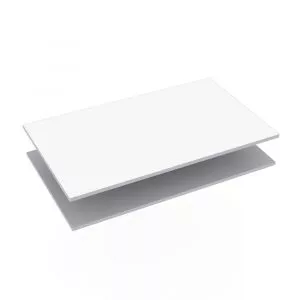 Render of 60"W x 36"D Straight Worksurface