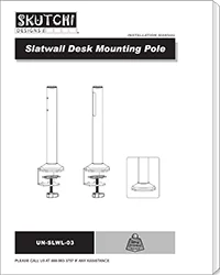 Quantum Slat Wall Mounting Pole Instructions