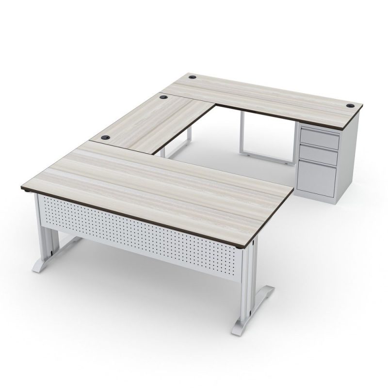 Render of Indigo Series U-Shaped Desk