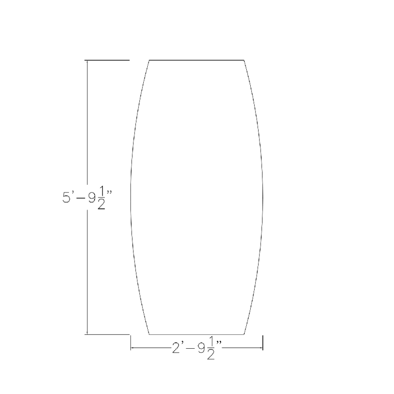 6Person BoatShaped Conference Table Harmony Series