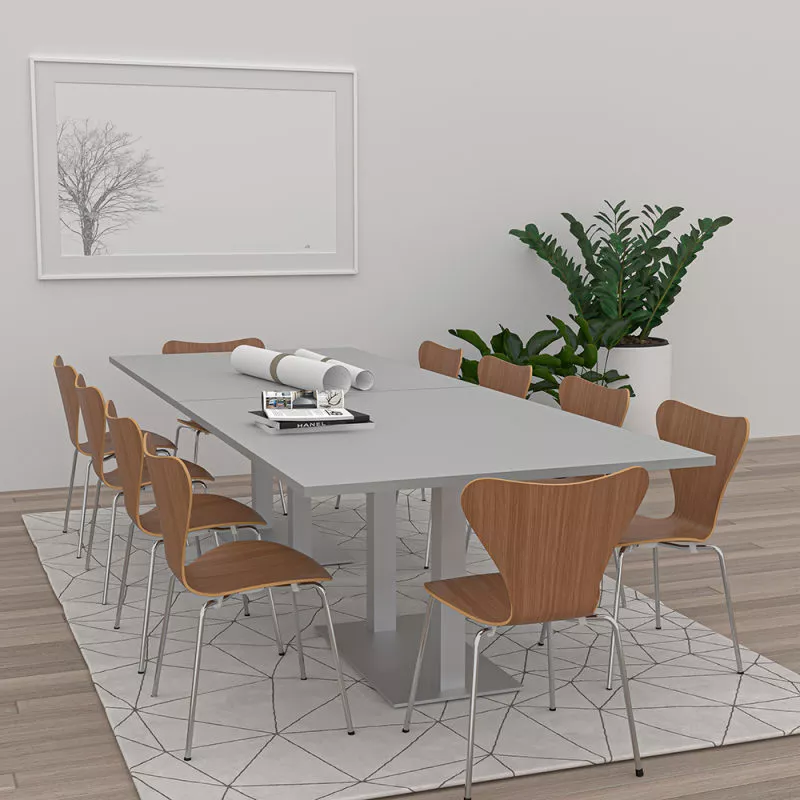 10 Person Rectangular Conference Table