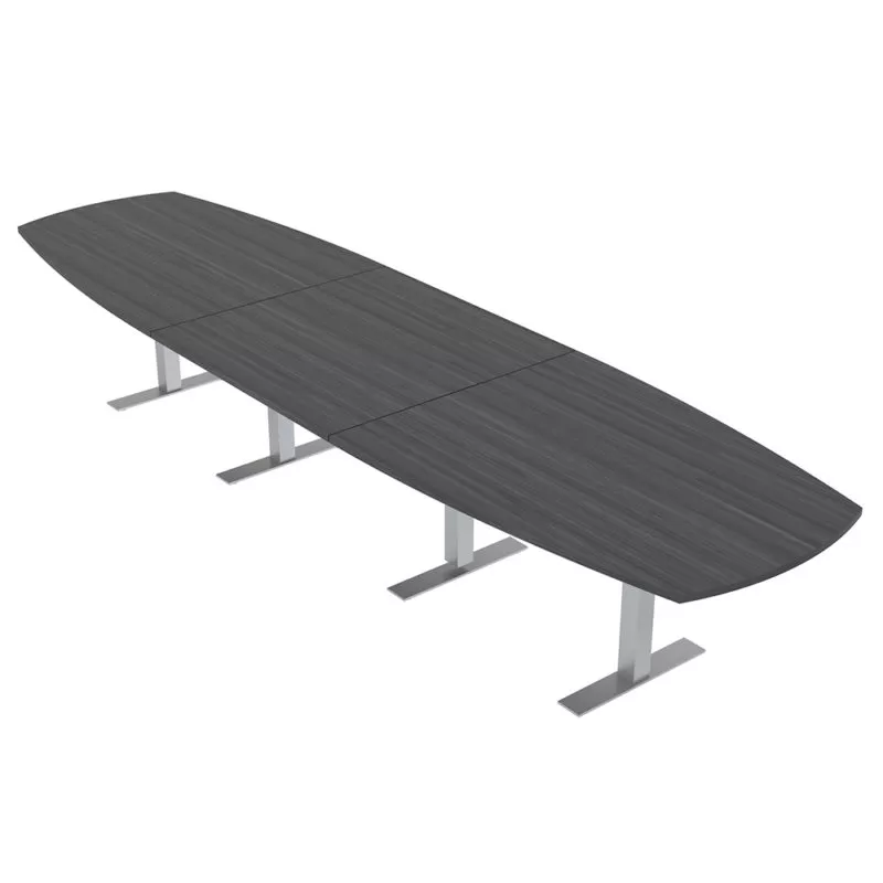 14-Person Arc-Boat Conference Table