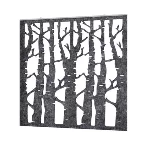 Birch Trees Wall Art PET 47X47