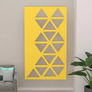 eSCAPE Acoustical Wall Mounted Panel Triangle Clusters 47X84