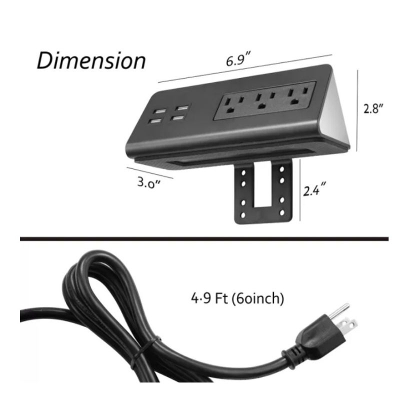 Electric Power Module for Your Desk or Worksurface