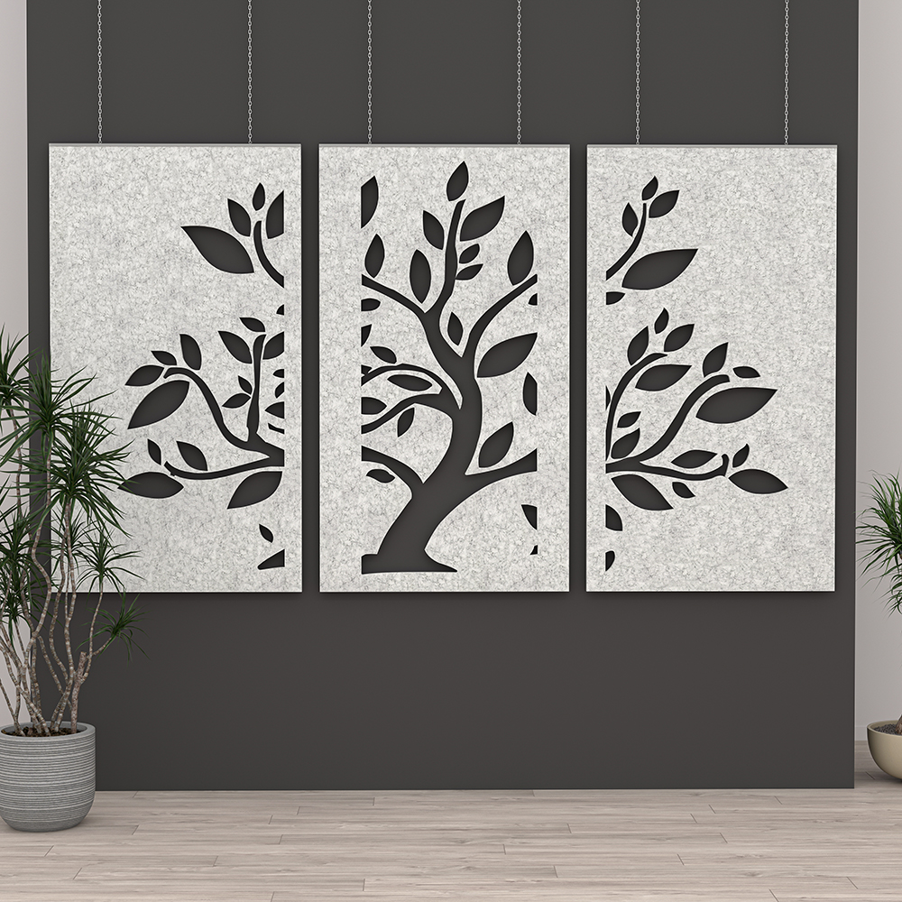 eSCAPE Suspended Acoustic Panels Tree Of Life