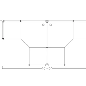 Emerald System 2-Person L-Shaped Cubicle With Glass Footprint