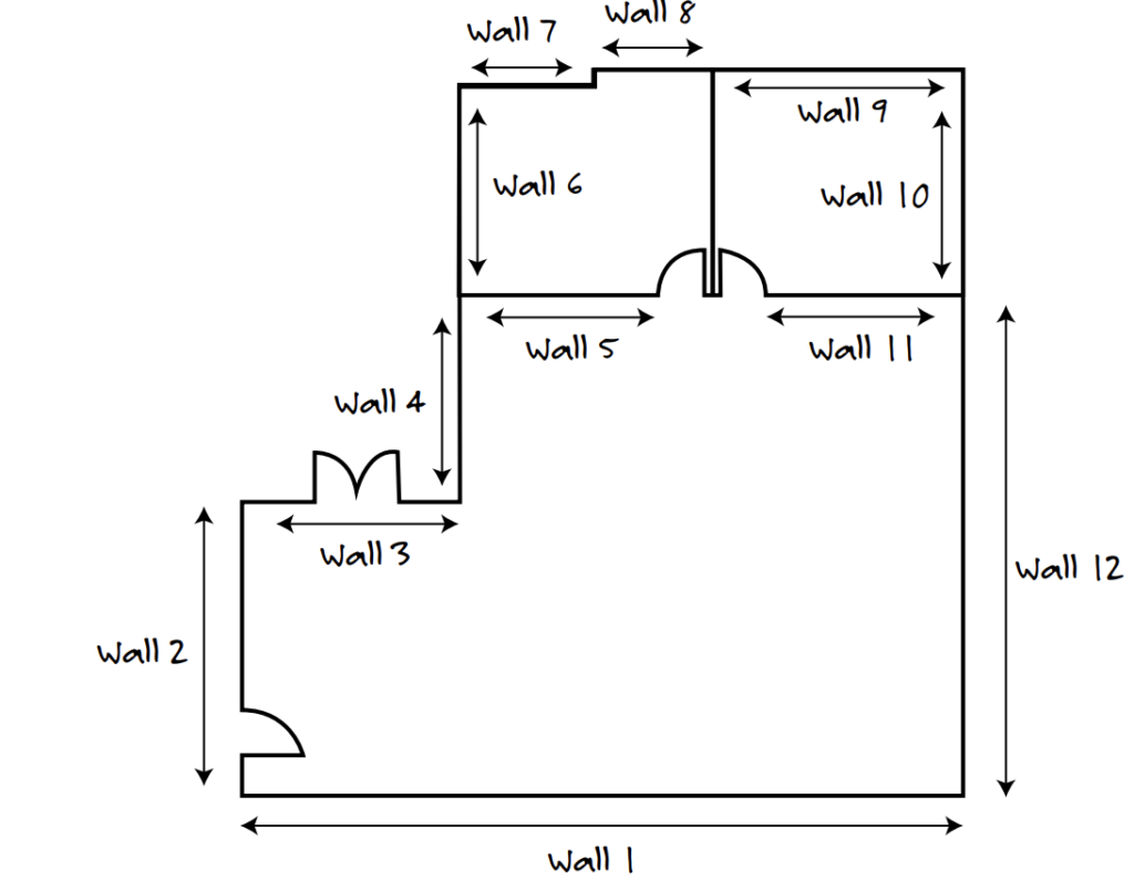 This image shows the basics of office space layouts.