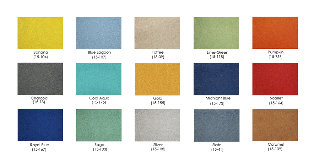 This image is the different types of cubicle workstation fabric swatches.