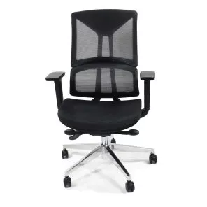 Ame Mesh Chair Black Front view