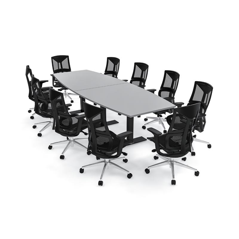 Harmony Conference Table And Chairs Bundle 10' Boat T Bases