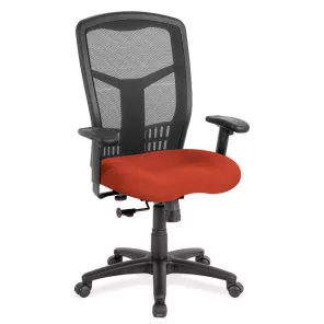 Office Source High Back Task Chair Mesh Back Orange Seat