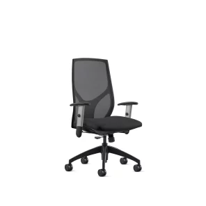 Vault Mid Back Task Chair With Arms Black