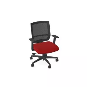 Entail Mid Back Mesh Office Chair | Red Sea