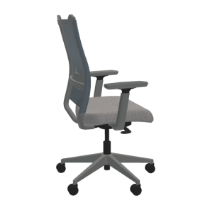 Sldr Modern Office Chair With Lumber Support | Stratus Side
