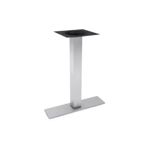 T Shaped Table Leg Sitting Height - Silver