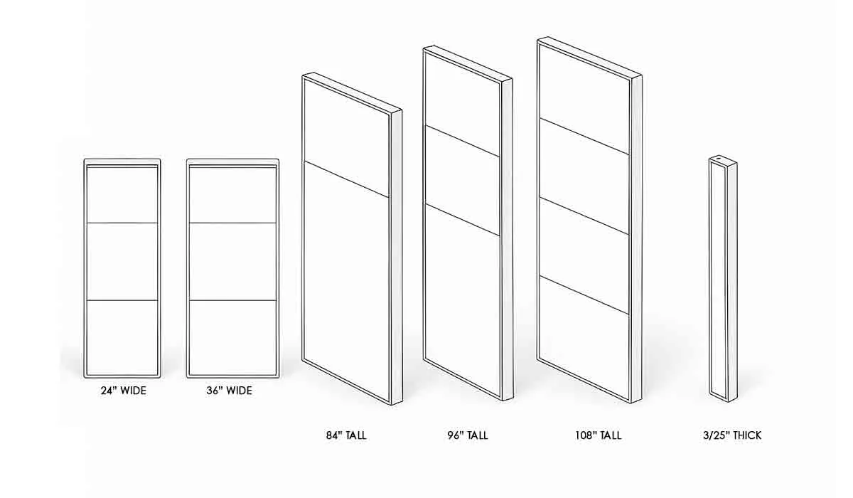 Swatch Color Panel Heights Sapphire Wall System