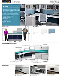 Sapphire Cubicle System Information Sheet
