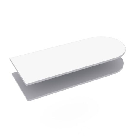 P-Top Desk Worksurface | Multiple Laminates Available | 60"W x 24"D