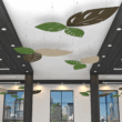 eSCAPE Series Leaf-Shaped Acoustic Ceiling Panels ESC-P-CP-LF9-DR-TYP
