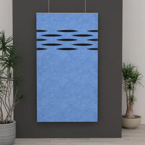 eSCAPE Series Grate Strip Hanging Acoustical Panel | 47"W x 84"H | Available In 15 Colors