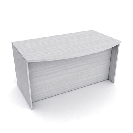 Bowed Front Laminate Desk | 30" D | Sol Office Furniture | Available in 5 Widths