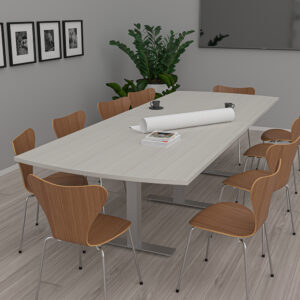 10-Person Conference Table with "T" Base | Harmony Conference Series | 10'x4' Meeting Room Table