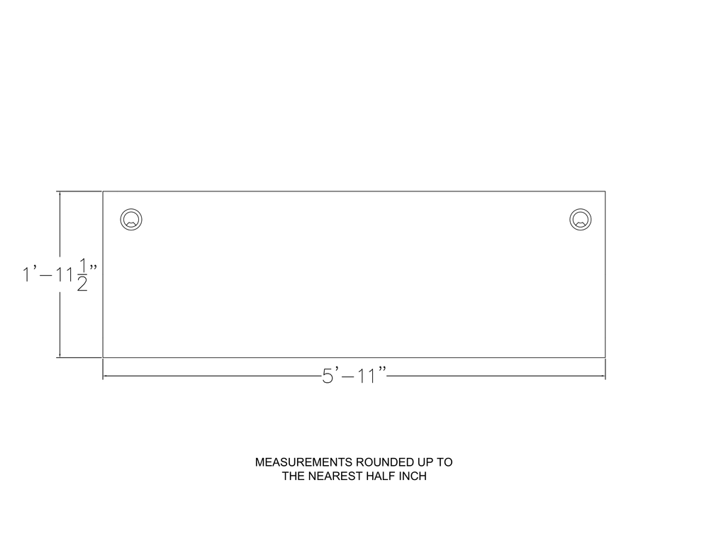 Straight Worksurface | Multiple Laminates Available | 72"W x 24"D - Image 2
