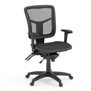 Mid Back Office Chair | Mesh Back And Seat | Adjustable Task Chair