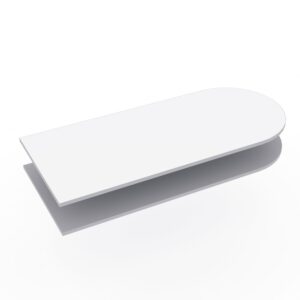 D-Shaped Worksurface | Multiple Laminates Available | 70"W x 30"D