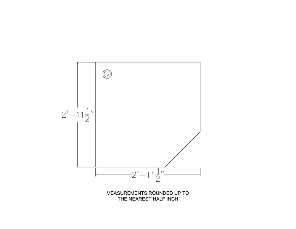 Corner Worksurface | Multiple Laminates Available | 24" x 36" x 24" - Image 2