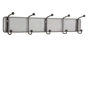 Onyx Mesh Wall Rack - 5 Hook - Pack of 6