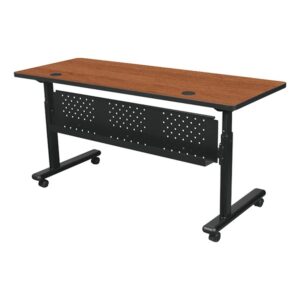 Height Adjustable Flipper 72"W Training Table